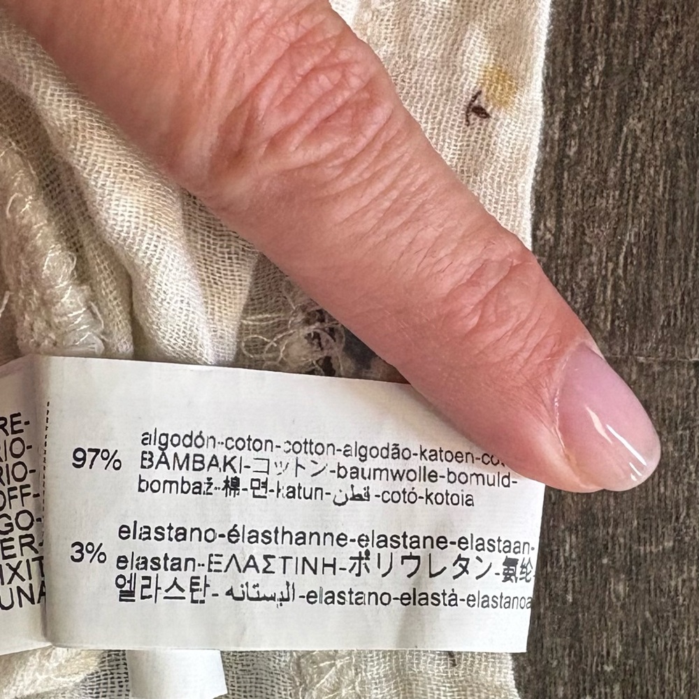 Zara Long Sleeve Floral Dress - Size 5 - Picture 3 of 4